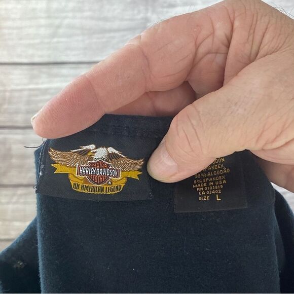 Ladies Lg long sleeve Harley Davidson tee - Picture 8 of 8